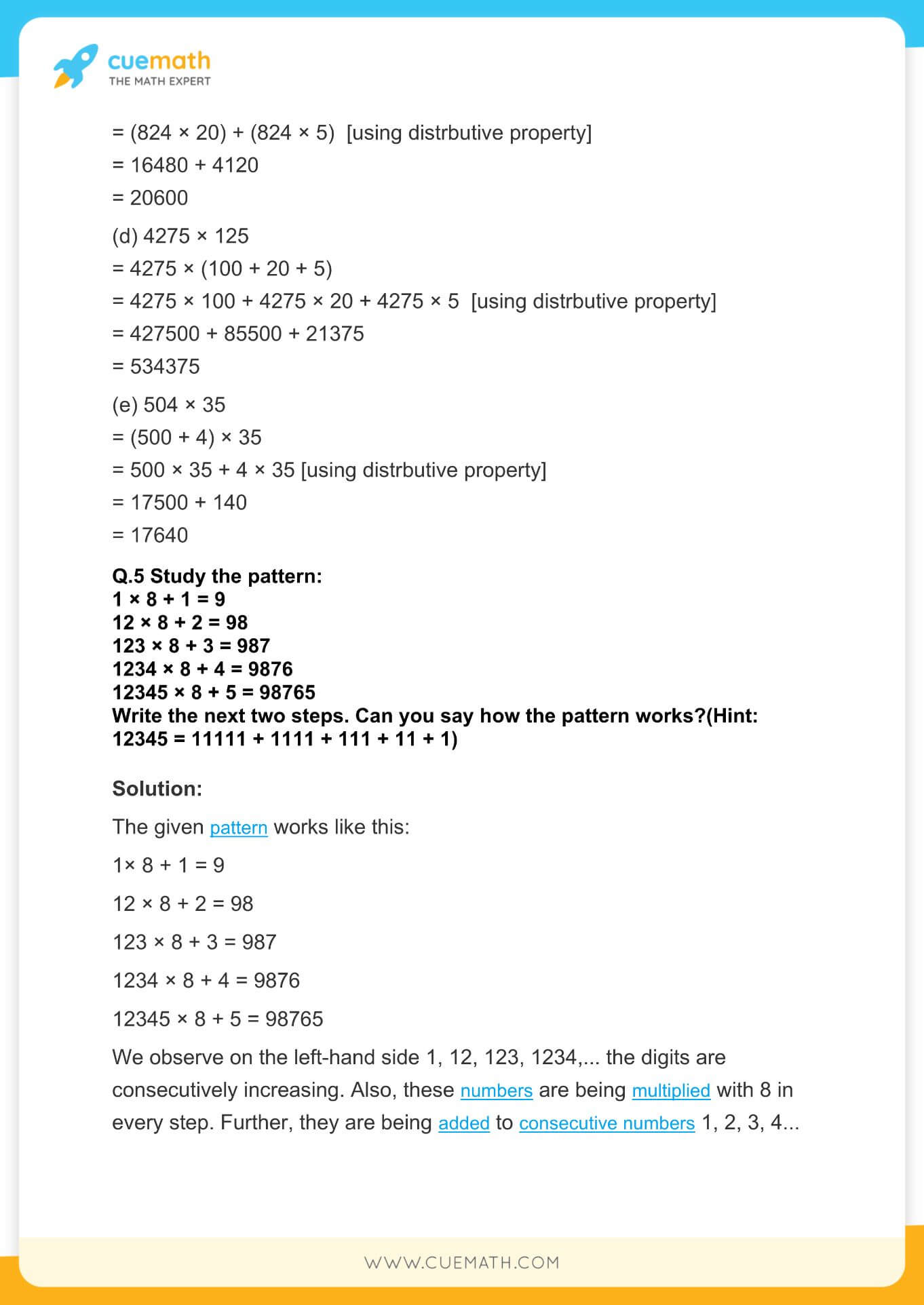 NCERT Solutions Class 6 Maths Chapter 2-13 NCERT Solutions Class 6 Maths Chapter 2-13