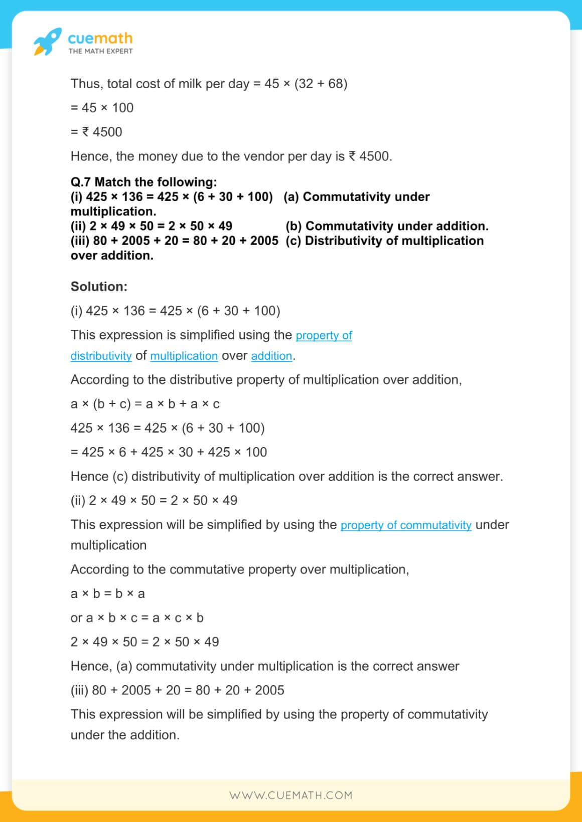 NCERT Solutions Class 6 Maths Chapter 2-9 NCERT Solutions Class 6 Maths Chapter 2-9