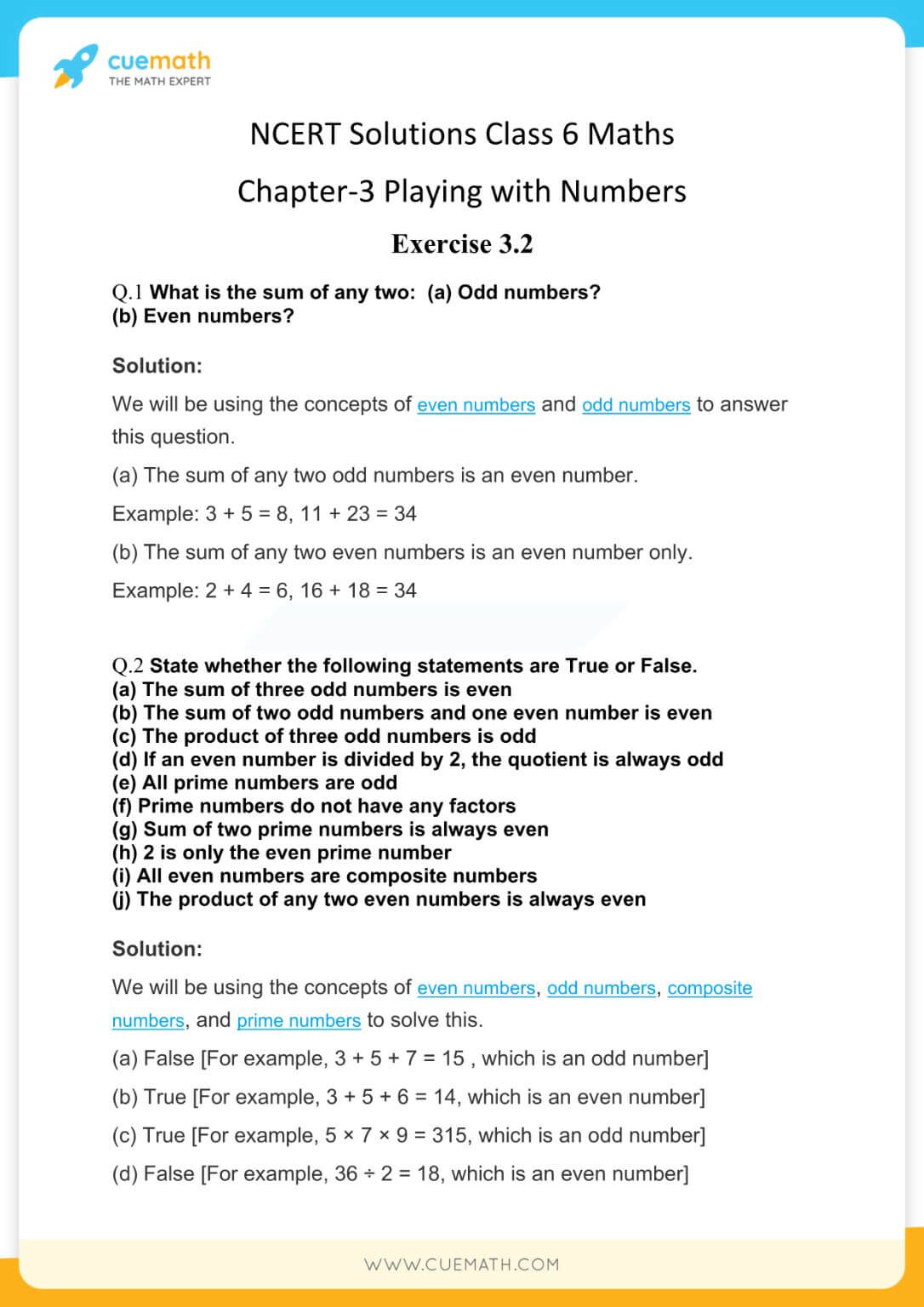 NCERT Solutions Class 6 Maths Chapter 3-4 NCERT Solutions Class 6 Maths Chapter 3-4