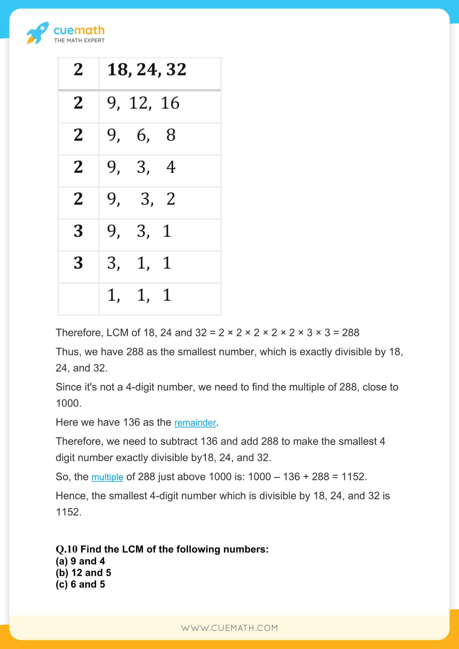 NCERT Solutions Class 6 Maths Chapter 3-45 NCERT Solutions Class 6 Maths Chapter 3-45